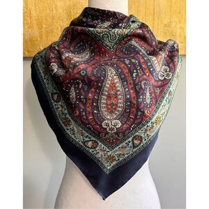Paisley Silk Scarf - Multicolor